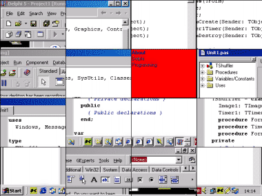 Screen shuffling in action